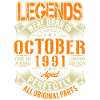 1991 October Birthday Legend