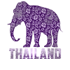 Thailand Bunter Elefant