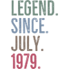 Legend Since July 1979