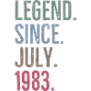 Legend Since July 1983