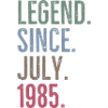 Legend Since July 1985