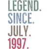 Legend Since July 1997