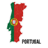 Portugal, flag, outline, souvenir