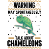 Warning Chameleon Gift Chameleon