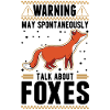 Warnung Fuchs Geschenk Polarfuchs Rotfucks