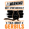 Warning Gerbil racing rat gerbil