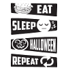 Eating, sleeping, Halloween, repeating