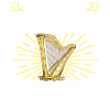 Harfe Harfenspieler