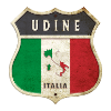 Udine Italie Armoiries Drapeaux Design