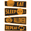 Eating, sleeping, Halloween, repeating