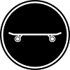 Skateboard symbol