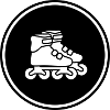 Inline skates symbol
