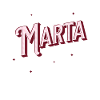 Nom Marta personnalisé