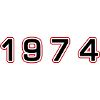 1974 Year Number