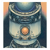 robot in space