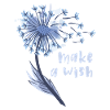 Make a wish Dandelion Flower