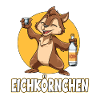 Eichkörnchen Eichhörnchen mit Korn