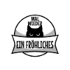 Ich trage heute ein fröhliches schwarz