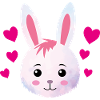 Cœur de lapin doux