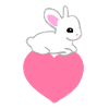 pink heart symbol love