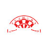 Darts throwing stones at people