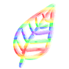 Blatt Symbol Natur bunt