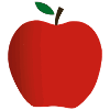Apfel Illustration Geschenkidee