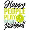 Pickleball Happy People Play