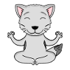 Yoga Cat Cat Owner Burmilla