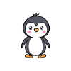 Süß Pinguin Seevogel Statement Tier Antarktis