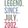 Legend Since July 2002