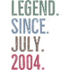 Legend Since July 2004