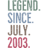 Legend Since July 2003