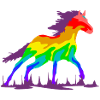 Cheval au galop