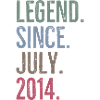 Legend Since July 2014