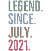 Legend Since July 2021