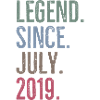 Legend Since July 2019
