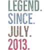Legend Since July 2013