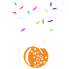 Flowery glass (white)