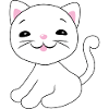Cute smiling kitten