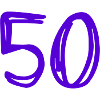 50 ANNI. 50° ANNIVERSARIO. COMPLEANNO 50 ANNI. 50