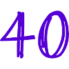 40 ÅR. 40 ÅRS JUBILÆUM. FØDSELSDAG 40 ÅR. 40