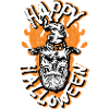 Happy Halloween Beard skull