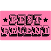 Best friend pink tshirt