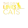Girl Cat Saying