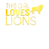 Girl Lion Saying