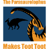 Dinosaur Parasaurolophus Dino Gift