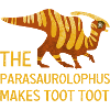 Dinosaur Parasaurolophus Dino Gift