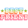 best friend rainbow star shirt