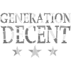 "generation decent" weiß-grau